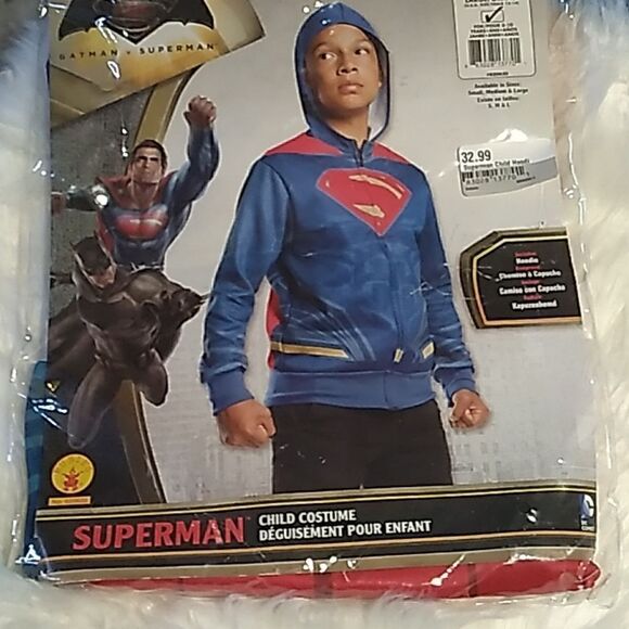 Superman hoodie child large - Picture 5 of 8